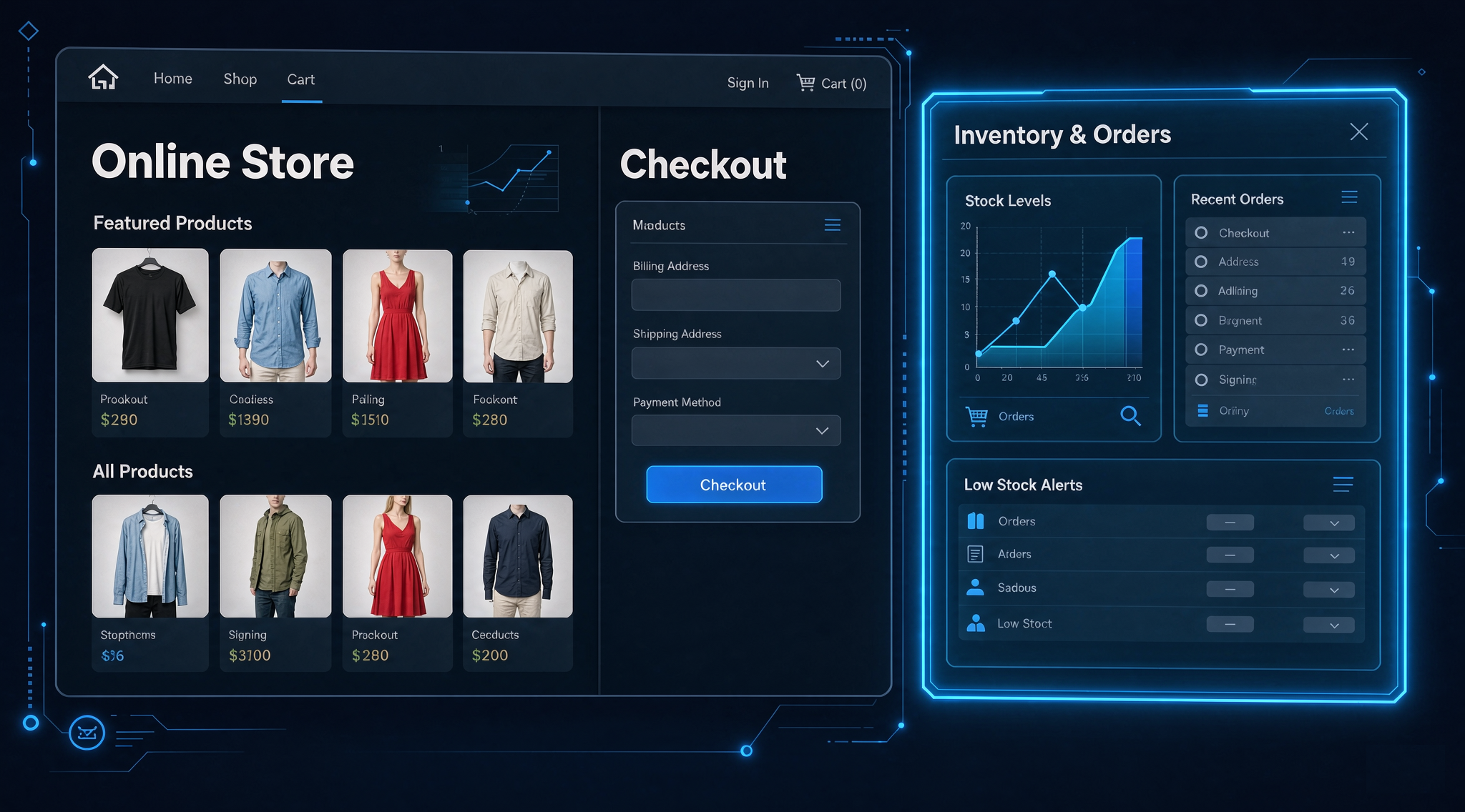 E-commerce platform integration project